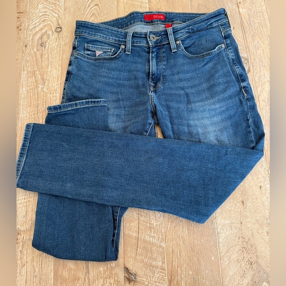 VTG Guess Brit Rocker Slim Tapered Jeans, Size: 32 - Picture 1 of 6